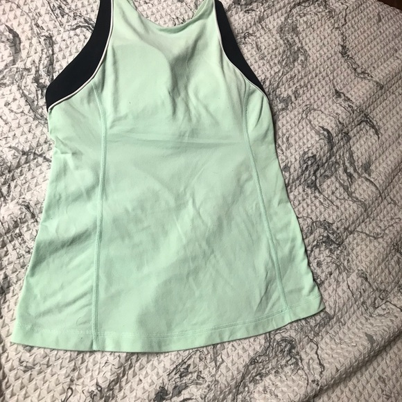 Lululemon Mint Green And Black Trim Tank - Picture 3 of 10